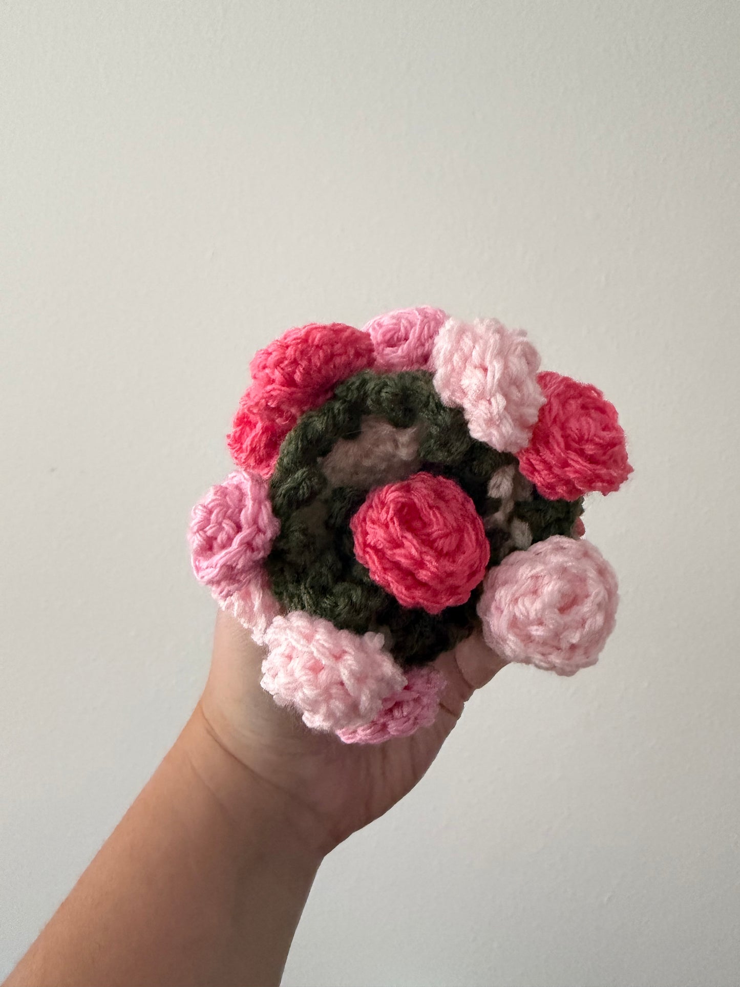 Rose coffee cup mat