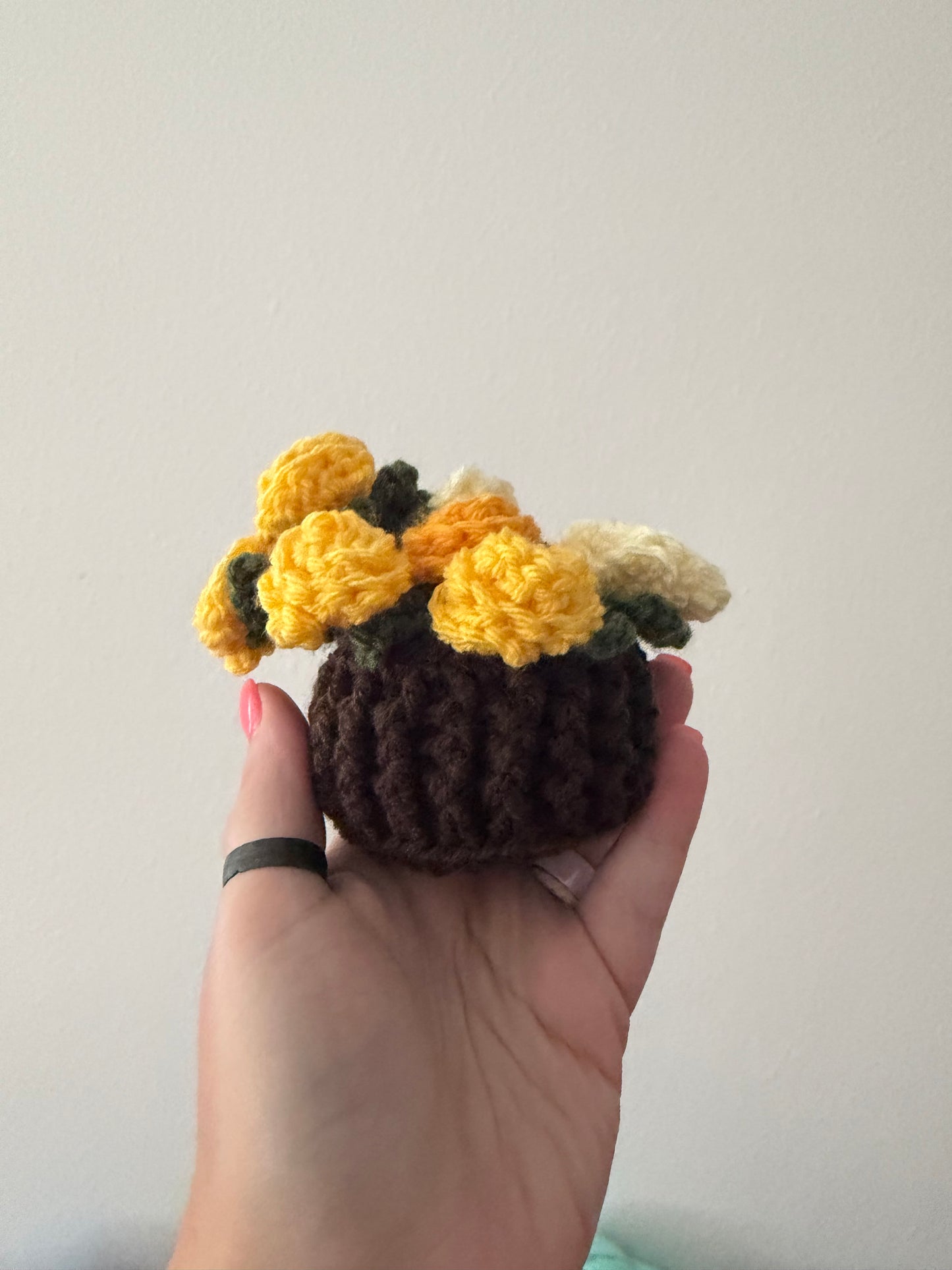 Rose coffee cup mat